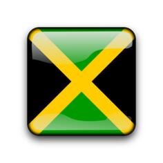 Jamaican flag button