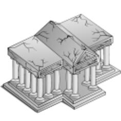 Cartography vector symbol for University
