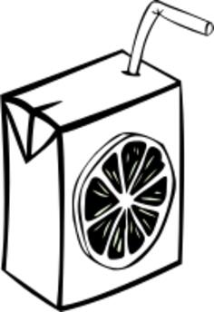 Juice box vector graphics