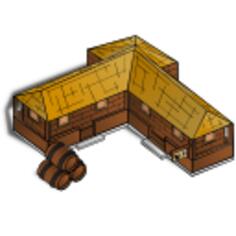 Tavern map vector symbol