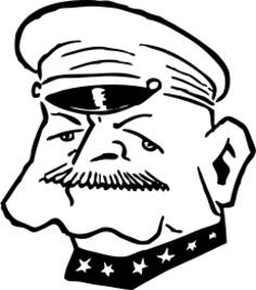 Admiral Robert Coontz vector portrait