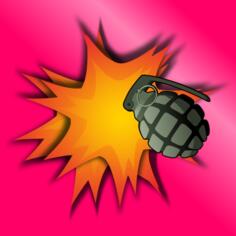 Grenade Explosion Vector