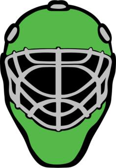 Hockey vector mask