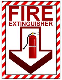 Fire Extinguisher Sign