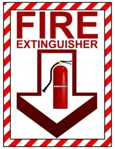 Fire Extinguisher Sign