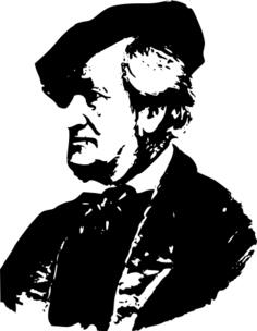 Richard Wagner Vector Image