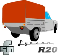 Syrena Pick-up Car Vector