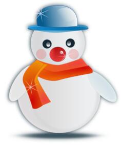 Snowman vector art