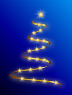 Abstract Christmas Tree Vector