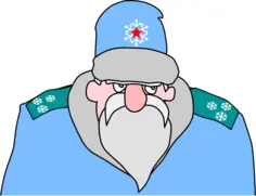 Colonel Frost in blue uniform