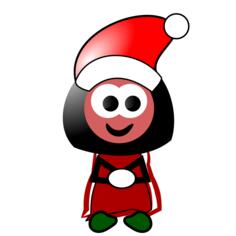 Christmas Girl Vector