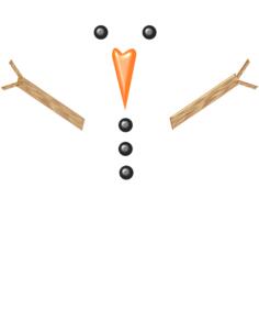 Snowman vector