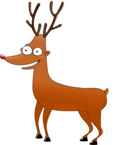 Rudolf The ReinDeer Vector Image
