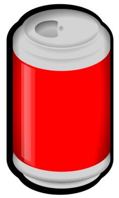 Soda can vector