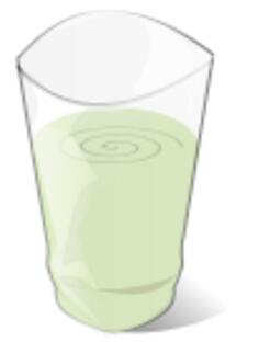 Green smoothie vector