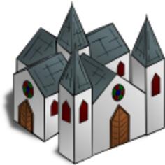Cathedral vector image