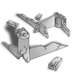 Ruins vector image