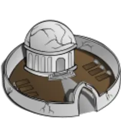Monastery vector image