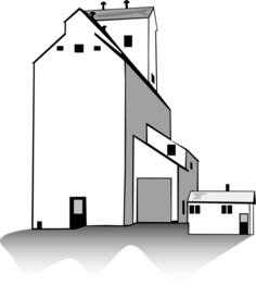 Grain Elevator Vector