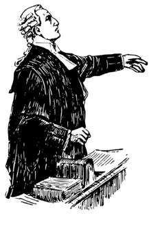 English lawyer vector