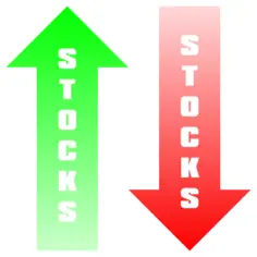 Stock trends vector graphics