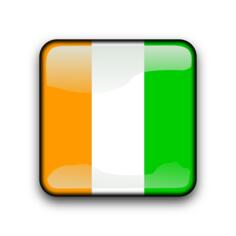 Ivory Coast vector button