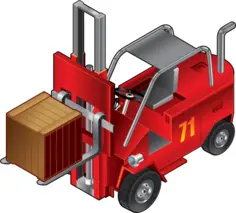 Forklift Truck vector