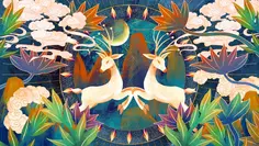 九色鹿壁画