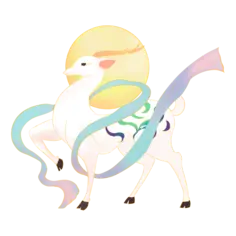 古风仙鹿插画 11