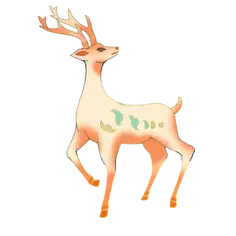 古风仙鹿插画 15