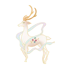古风仙鹿插画 28